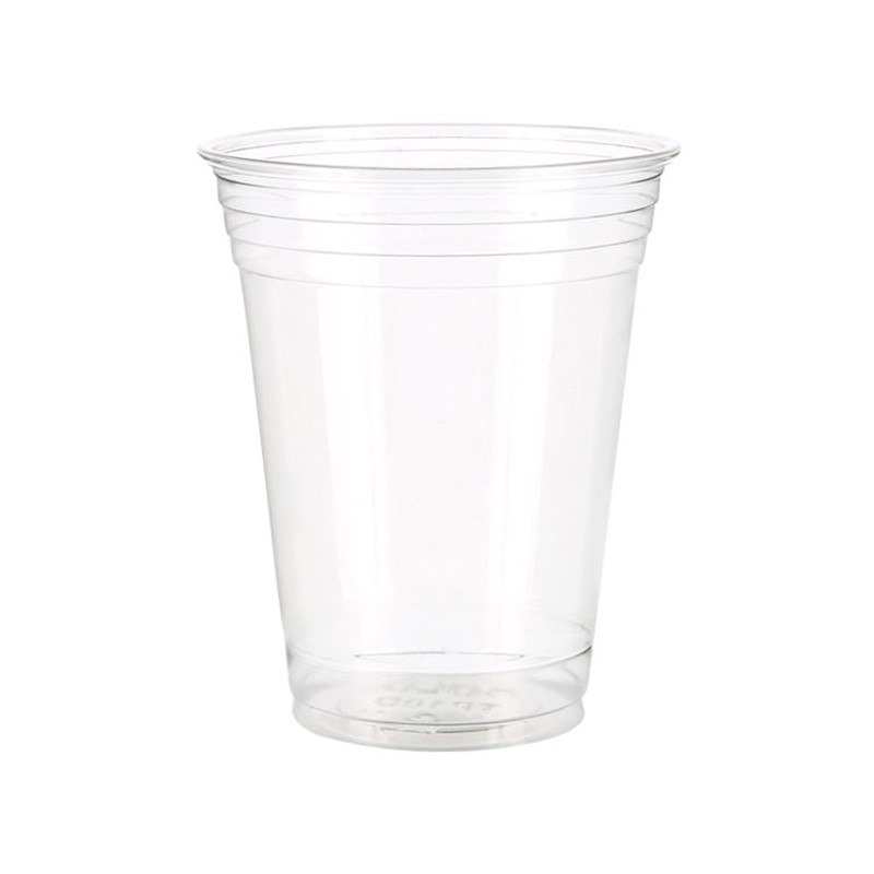 PET plastic clear soft sided cup in 16 ounces.