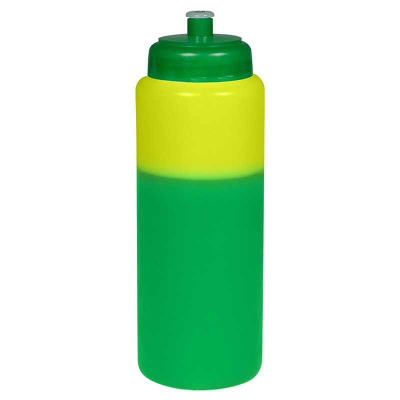 Plastic mood water bottle in 32 ounces.