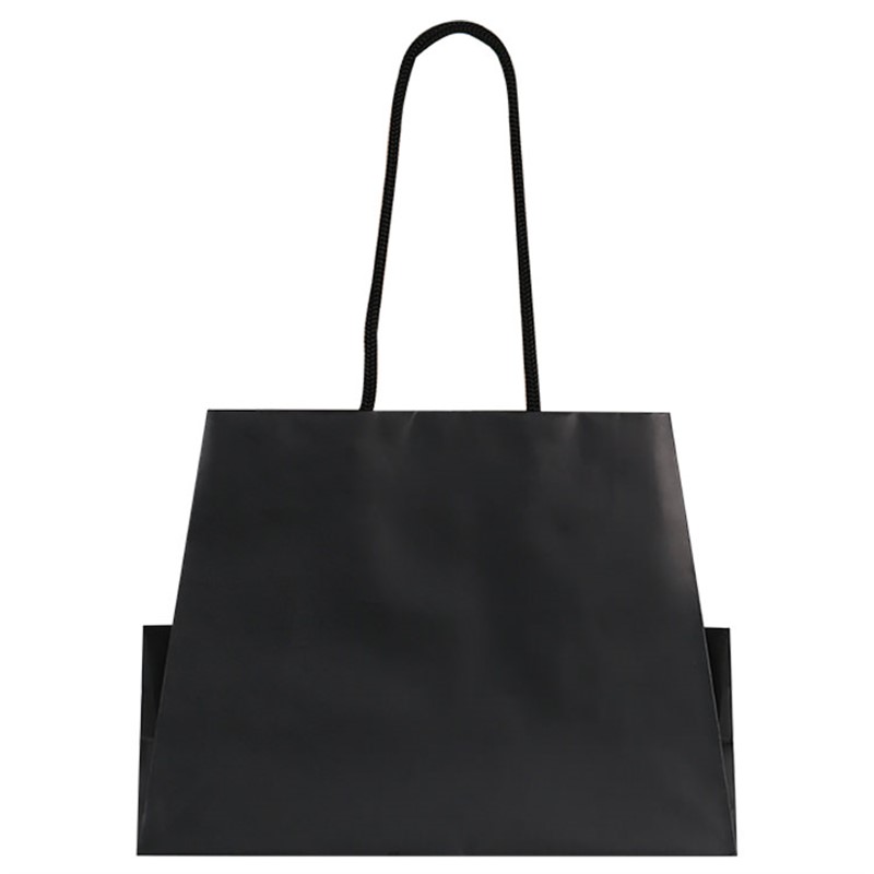 Paper matte recyclable eurotote bag blank.