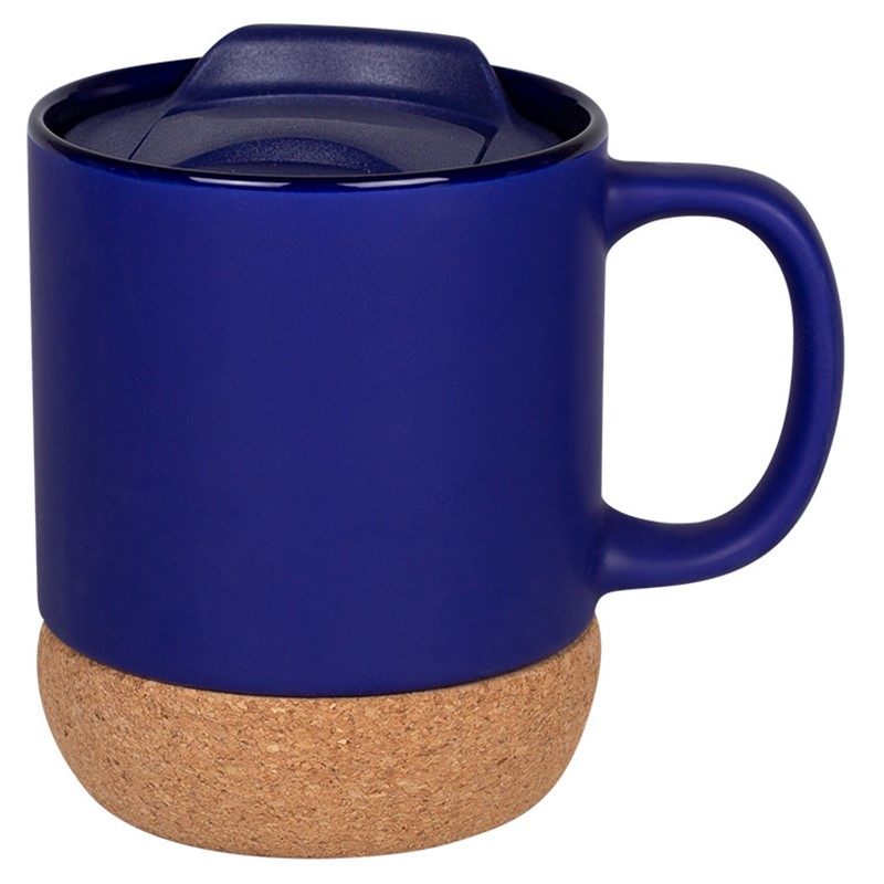 Ceramic coffee mug with c-handle in 14 ounces.