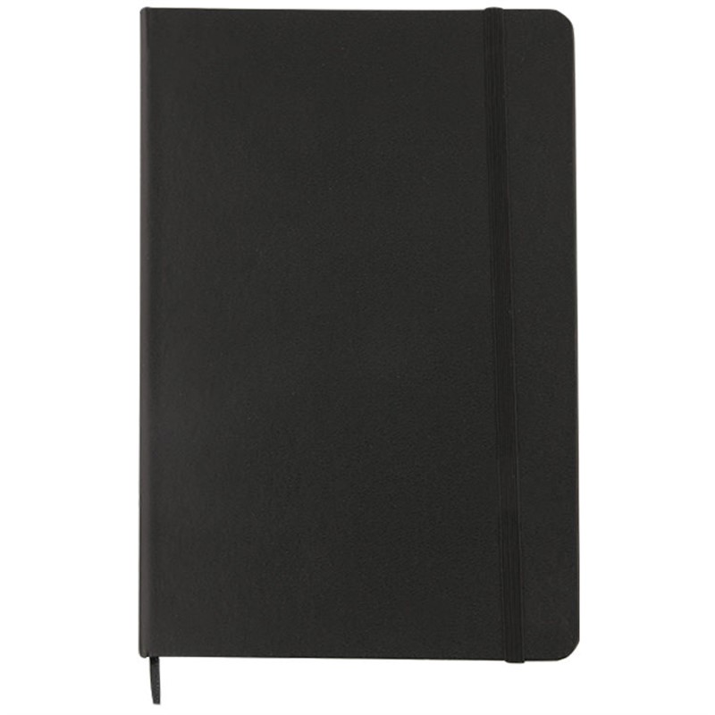 Blank PVC and cardboard journal.