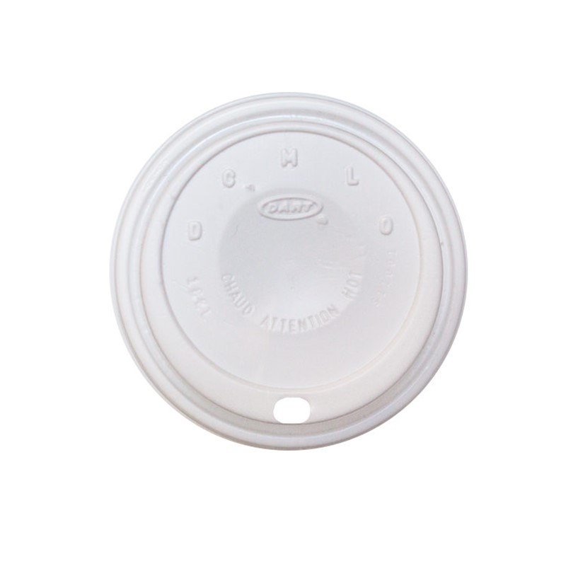 Plastic white traveler lid.