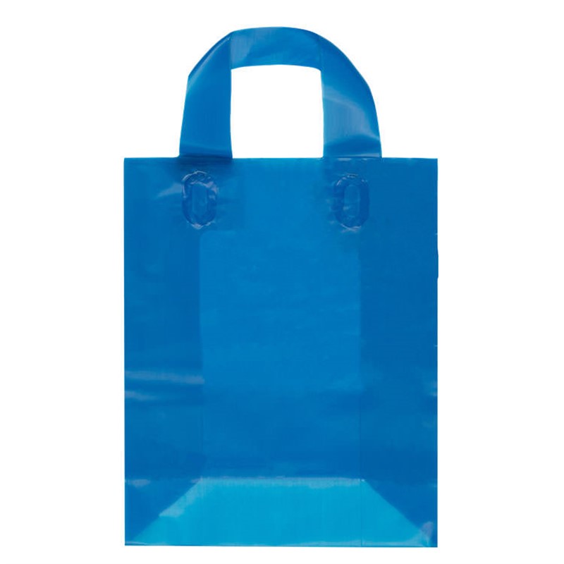 Plastic color frosted shopper bag.