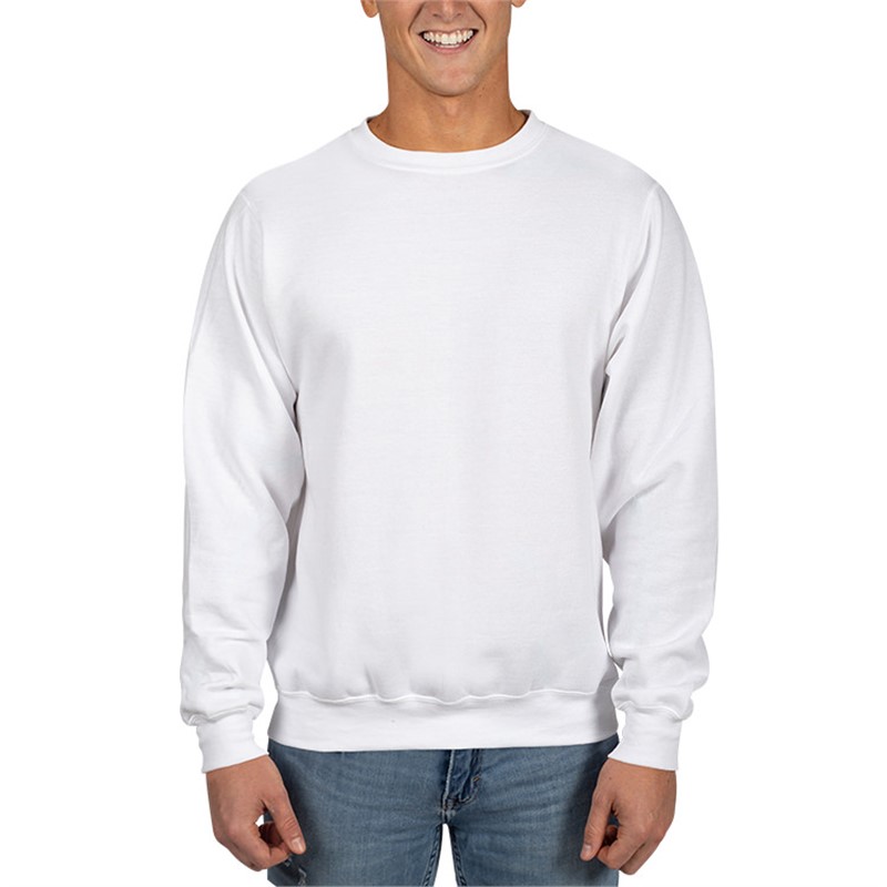Download White Port & Company® Crew Neck Sweatshirt - Blank