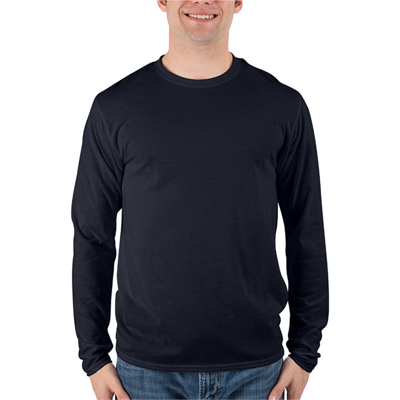 Personalized long-sleeve performance t-shirt
