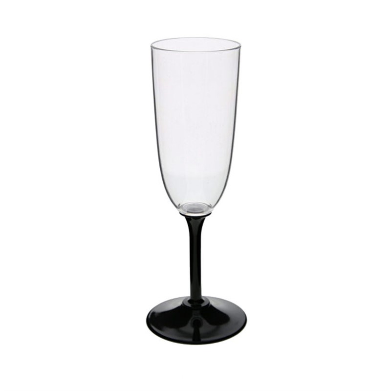 Acrylic champagne glass blank in 7 ounces.