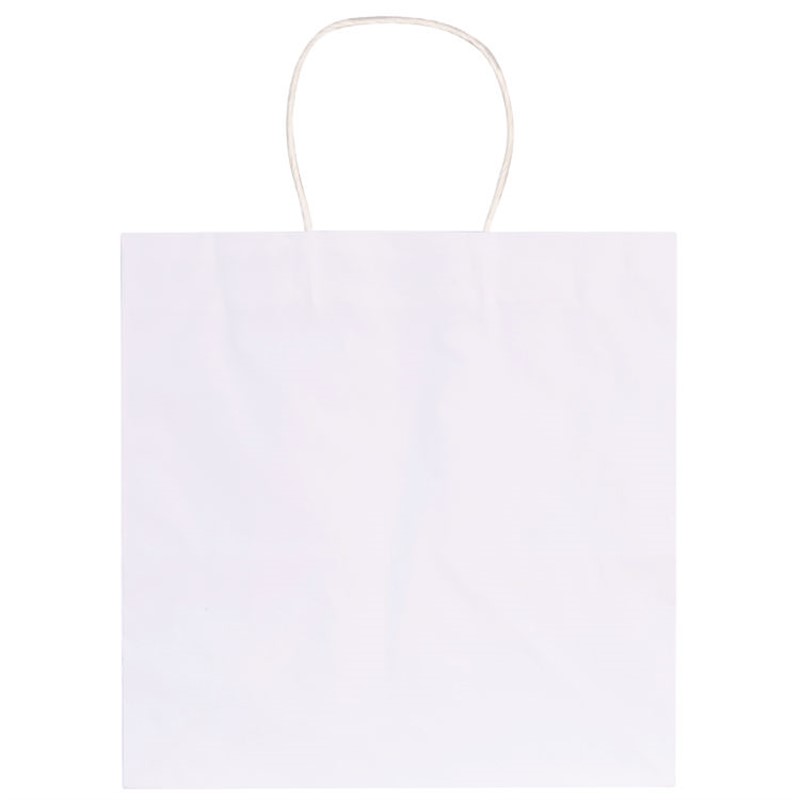 Kraft paper 12 inch wide takeout bag.