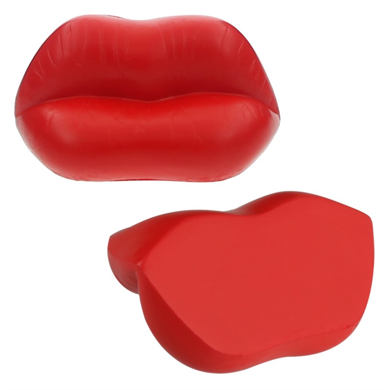Foam kissy lips stress reliever.
