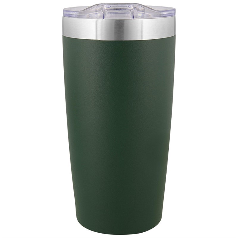 Stainless steel tumbler in 20 ounces.