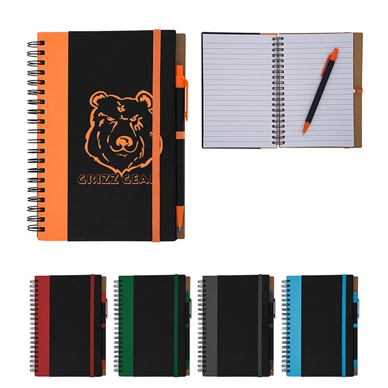 Color underlay notebook