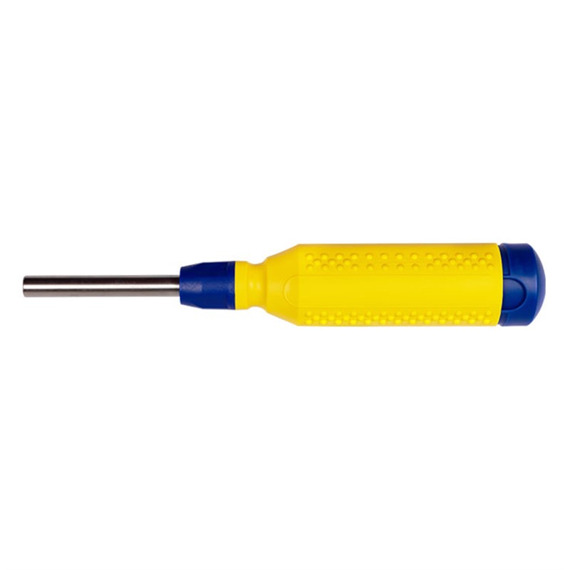 Stainless steel screwdriver.