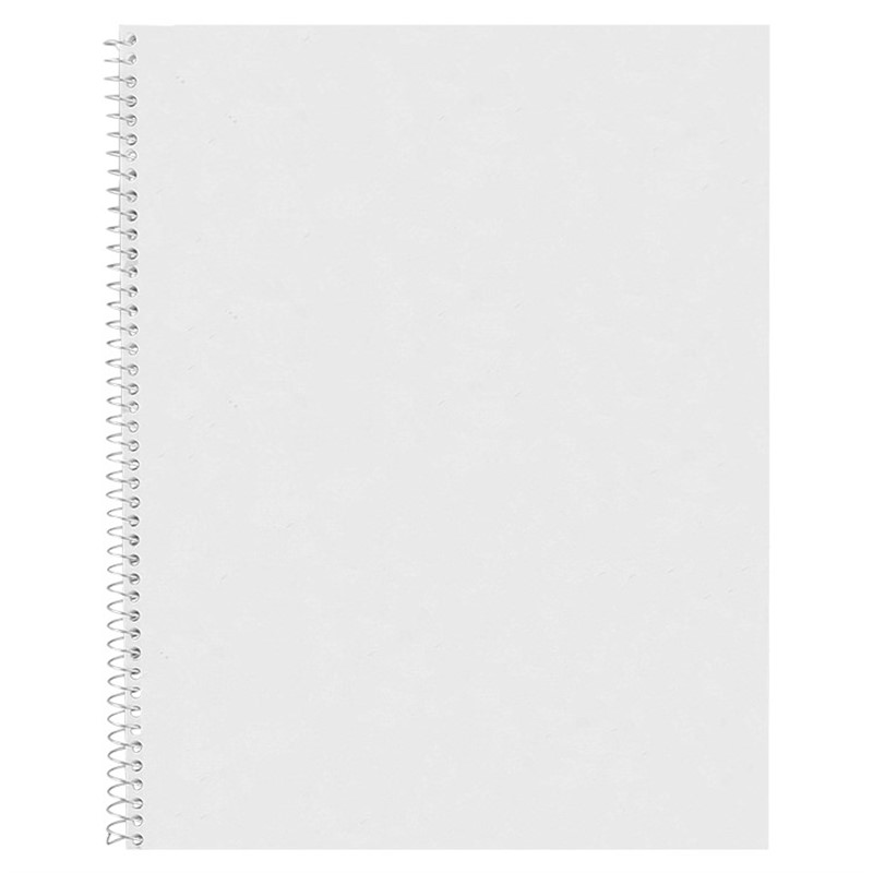 Blank wide rule notebook.