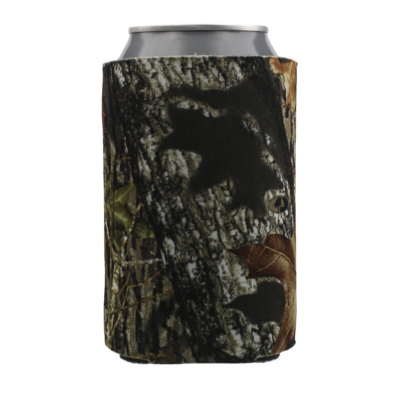 Foam Mossy Oak Breakup licensed collapsible can cooler.