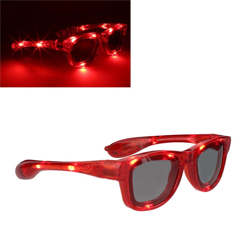 Plastic cool shades LED sunglasses blank.