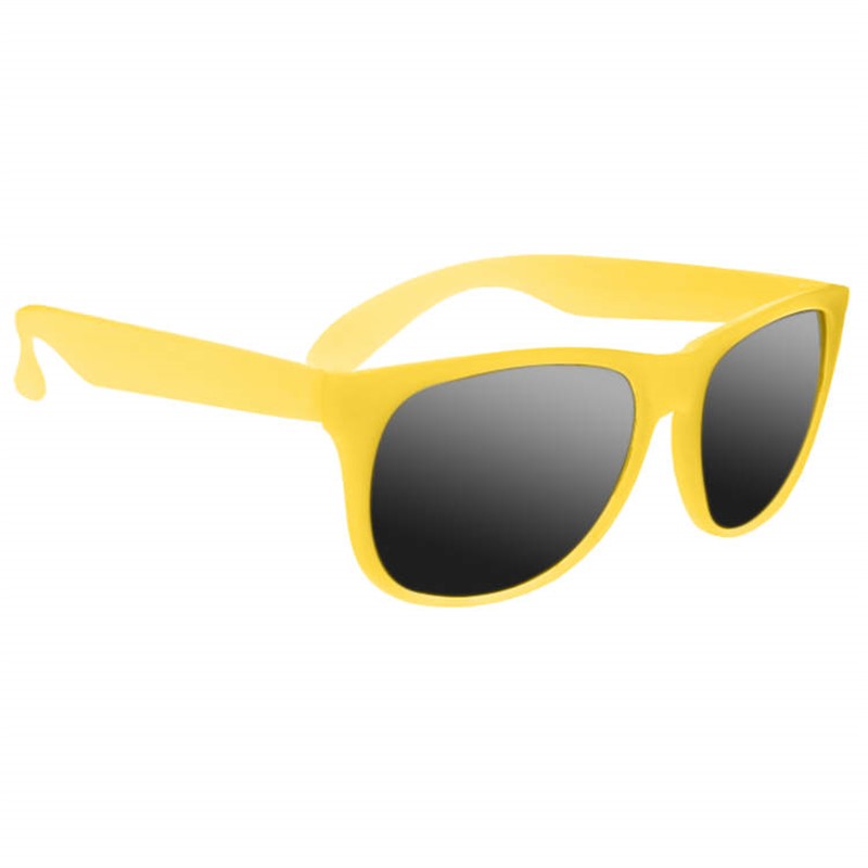 Plastic and UV sun shifting sunglasses.