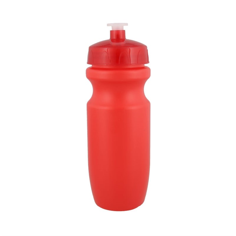 Plastic water bottle blank with push pull lid in 20 ounces.
