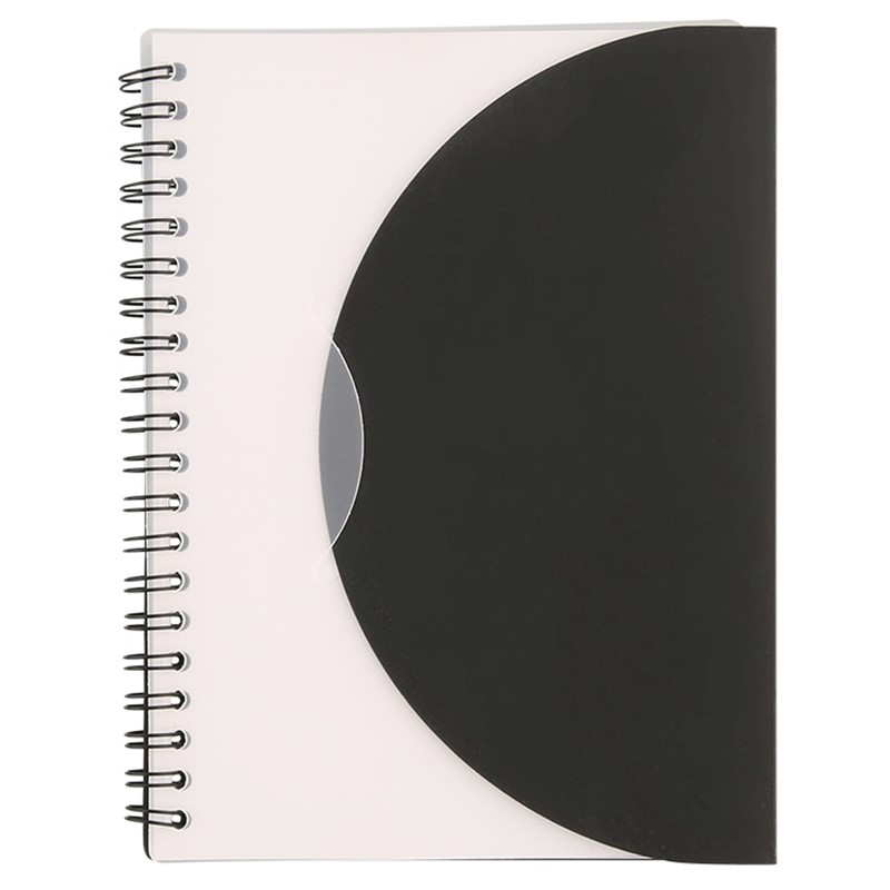 Notebook with fold over closure.
