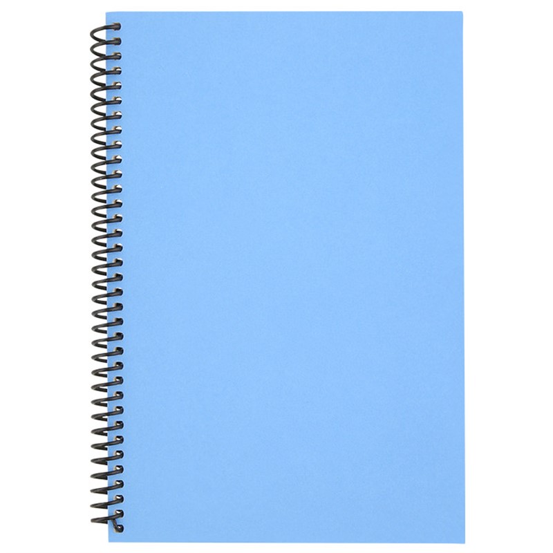 Recycled material notebook.