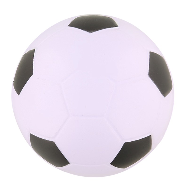 Blank foam soccer stress ball.