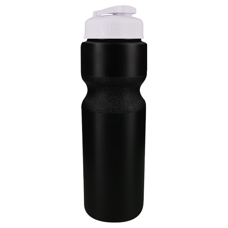 Plastic water bottle blank with flip top lid in 28 ounces.