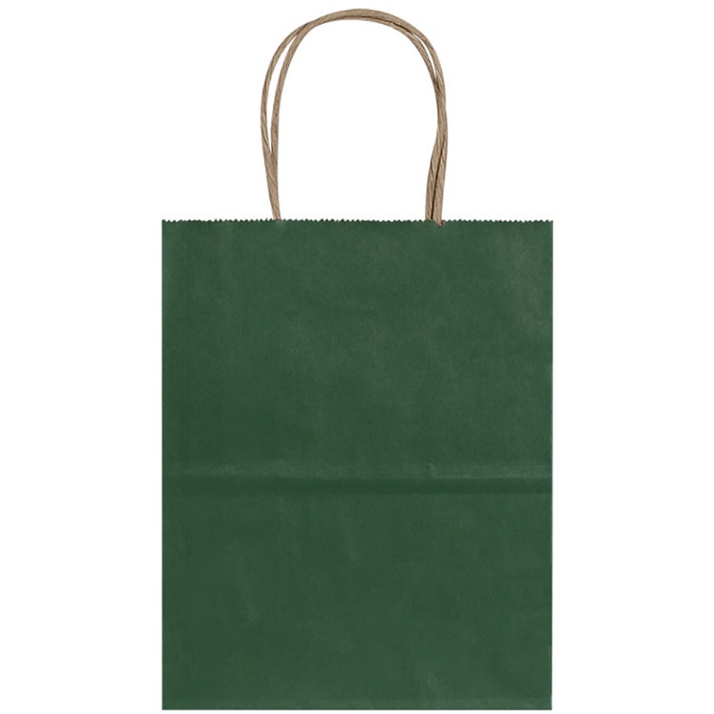 Paper matte colored recyclable bag blank.