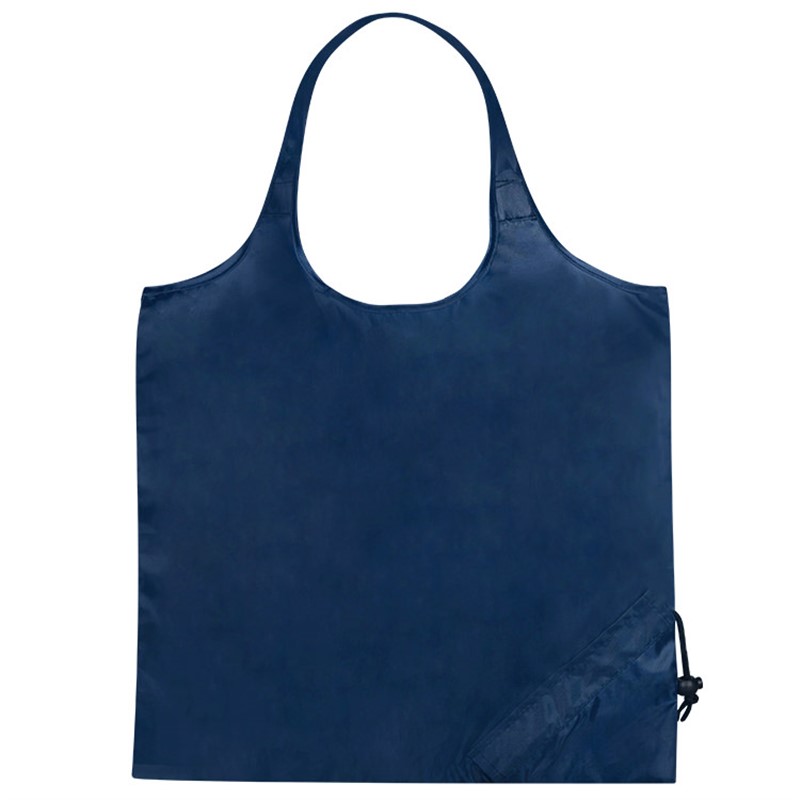 Polyester turn and fold tote blank.