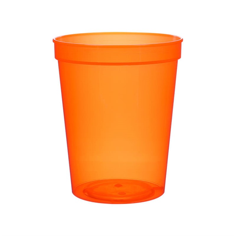 Plastic stadium cup in 16 ounces.