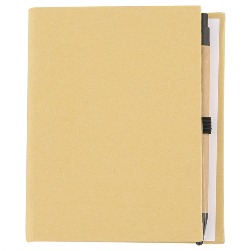Eco Unlined Memo Book with Pen