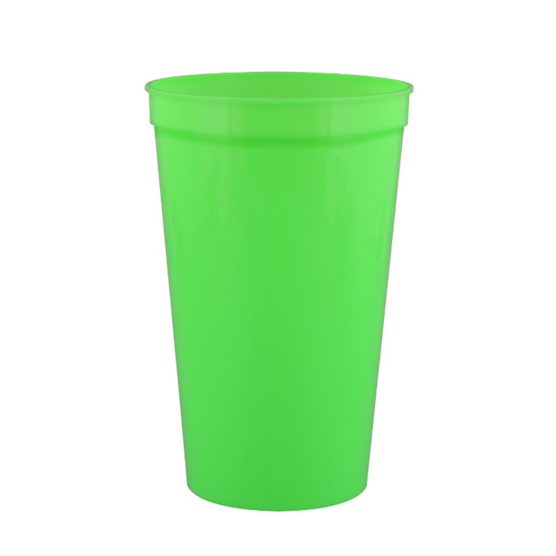 Plastic stadium cup in 22 ounces.