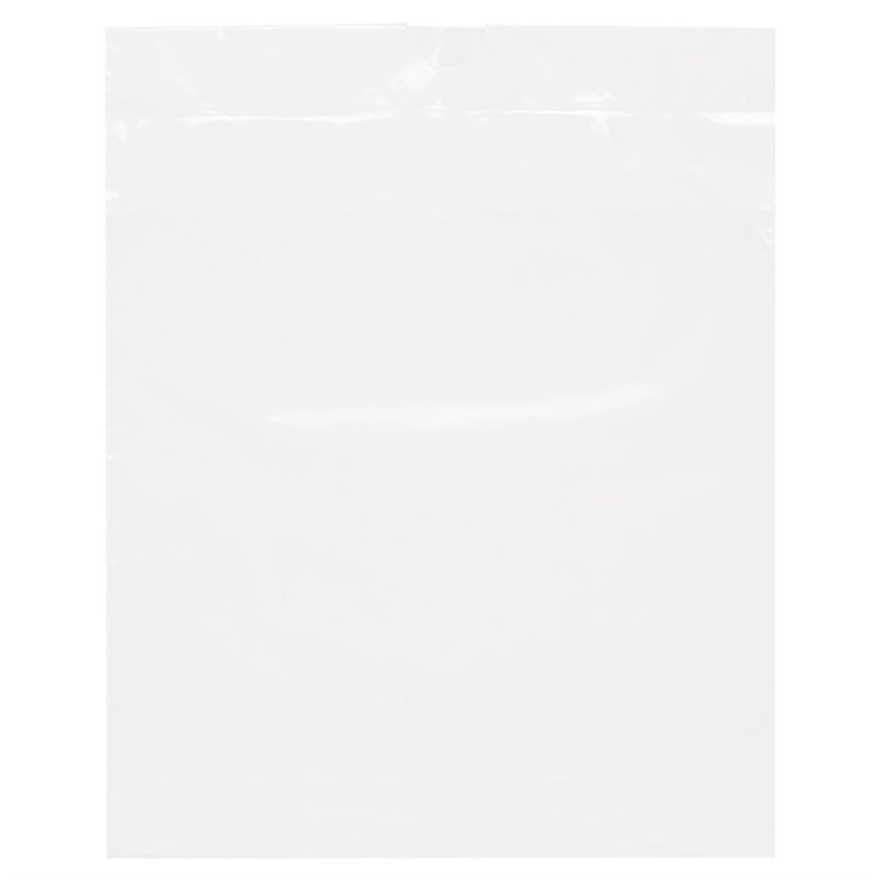 Plastic poly recyclable drawstring bag blank.