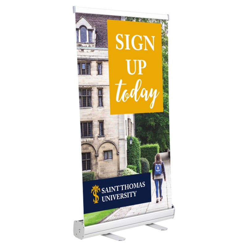 24 inch table top economy vinyl banner stand.