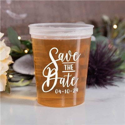 Save the Date Cups