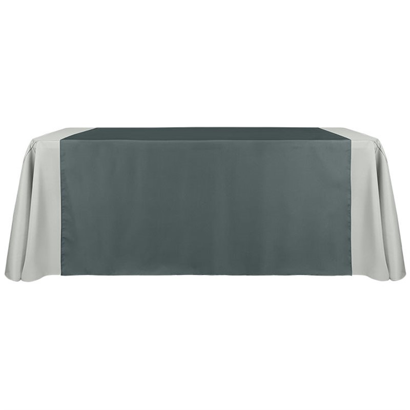 60 inches x72 inches polyester wedding table runner.