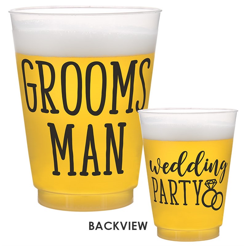 Groomsman Frosted Wedding Party Cup