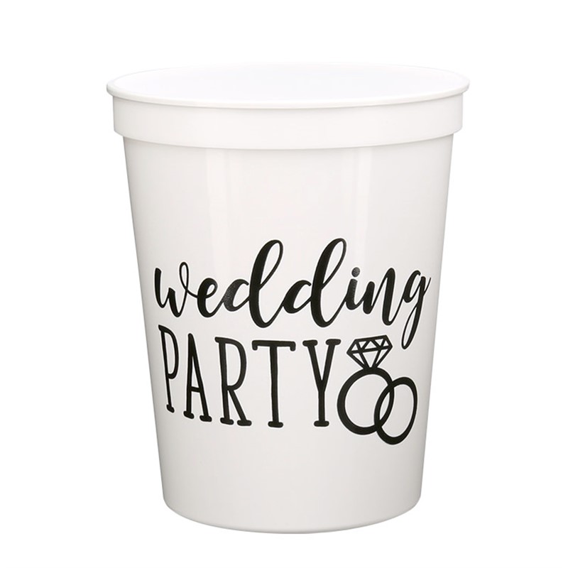 Wedding Party Cup-White