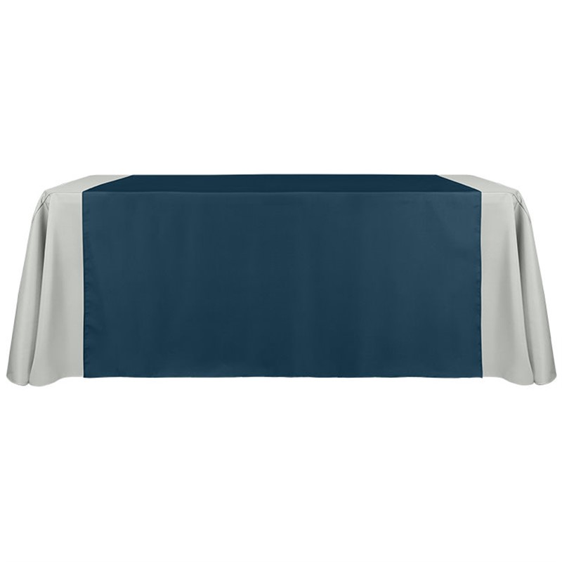 60 inches x 90 inches polyester wedding table runner.