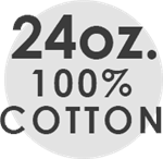 24 oz. 100% Cotton