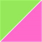 Lime Green with Transparent Pink
