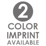 2 color imprint available