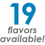 over 28 flavors available
