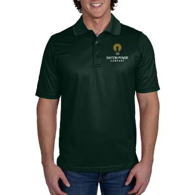 Personalized forest performance full color pique polo