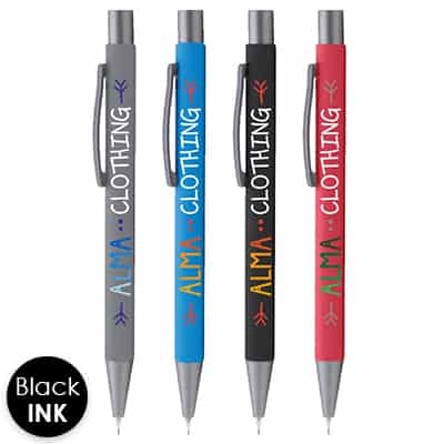 Custom full-color metal mechanical pencil.