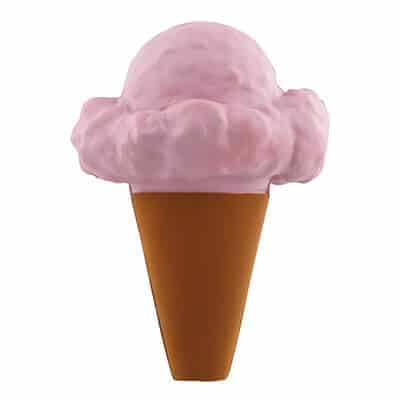 Foam ice cream cone stress reliver blank.