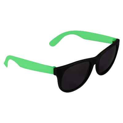 Blank youth rubber sunglasses.