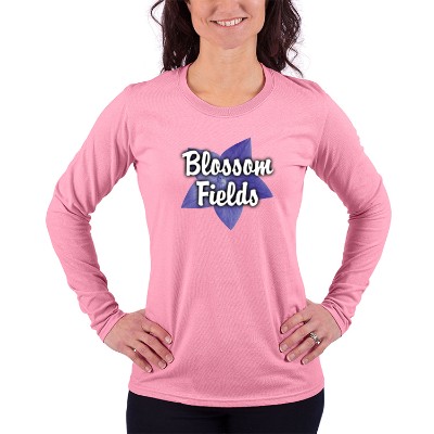 Pink full color personalized short sleeve shirt.