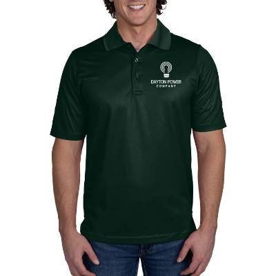 Personalized forest performance pique polo