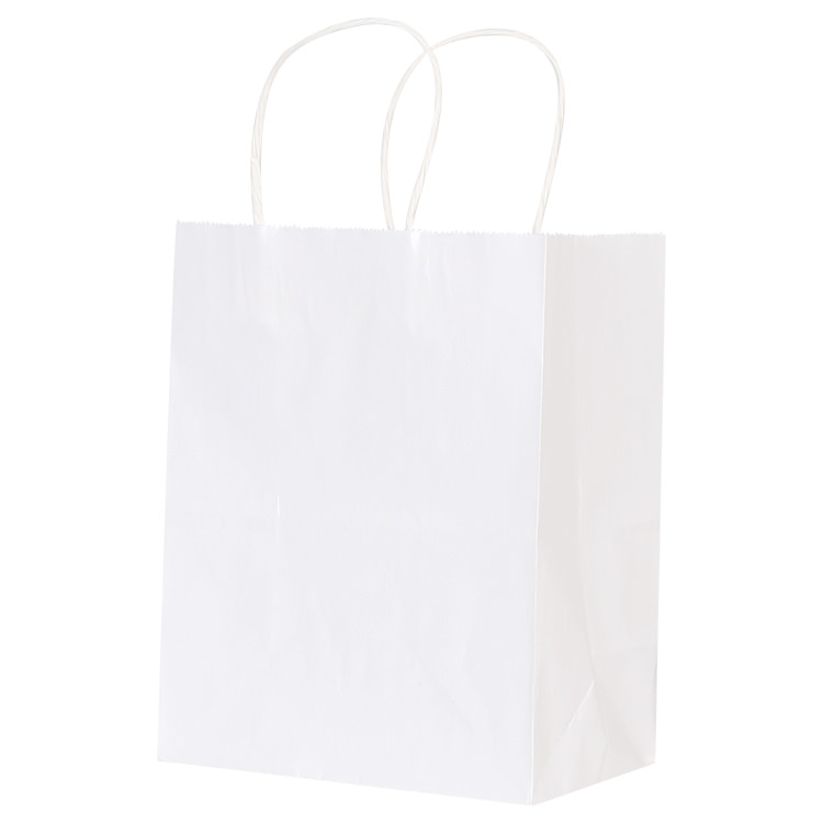 Paper recyclable wedding gift bag.
