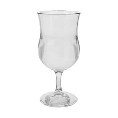 Acrylic clear cocktail glass blank in 14 ounces.