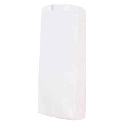 Paper white pharmacy recyclable bag blank.