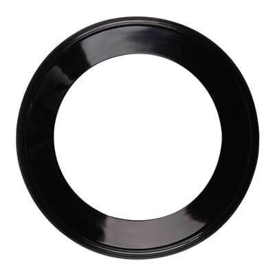 Polypropylene black ring flyer blank.
